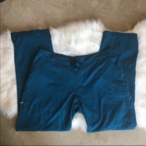 Greys Anatomy Caribbean Blue Scrub Pants